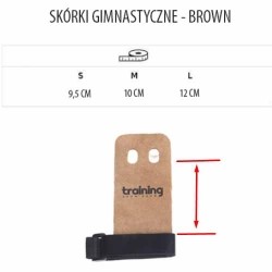 Skórki gimnastyczne BROWN